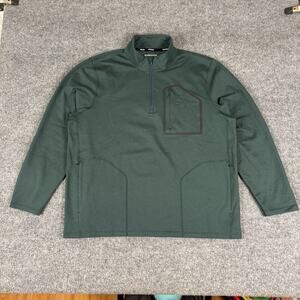 Bonobos Golf Shirt 1/4 Zip Pullover Size XL Green